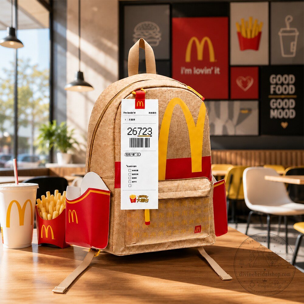 2026 McDonald's Large French Fries Bag 2026 McDonald's Large French Fries Fan Bag – image 3 of 3