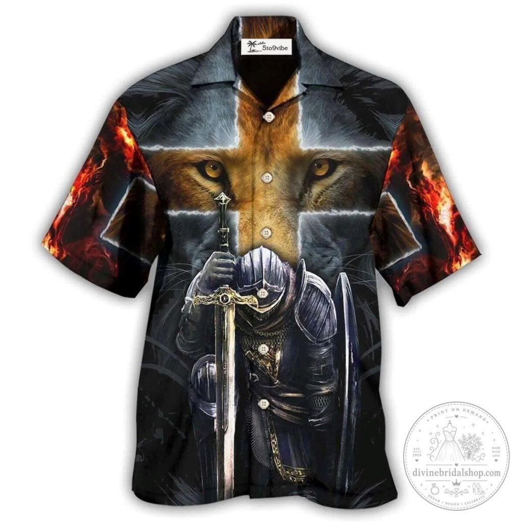 Warrior Of Christ Lion Cross Knight Hawaiian Shirt 31 Warrior Of Christ Lion Cross Knight Hawaiian Shirt