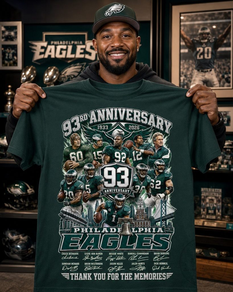 Philadelphia Eagles 93rd Anniversary Thank You For The Memories T-Shirt