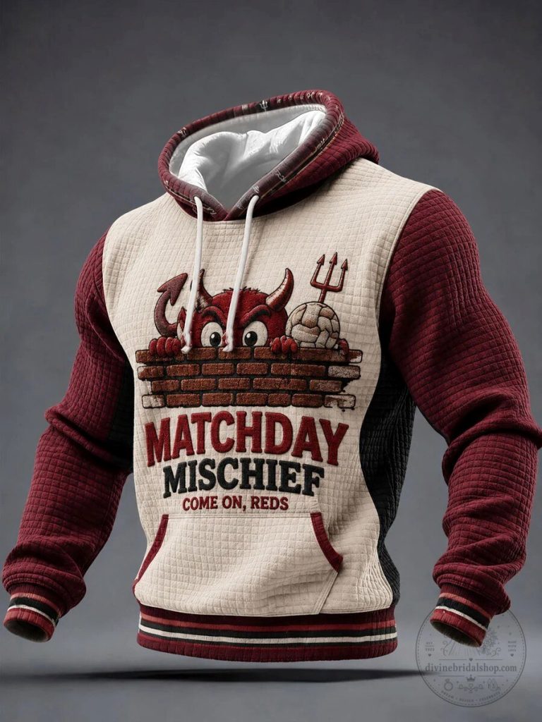 Manchester United Football Matchday Mischief Come On Reds Hoodie