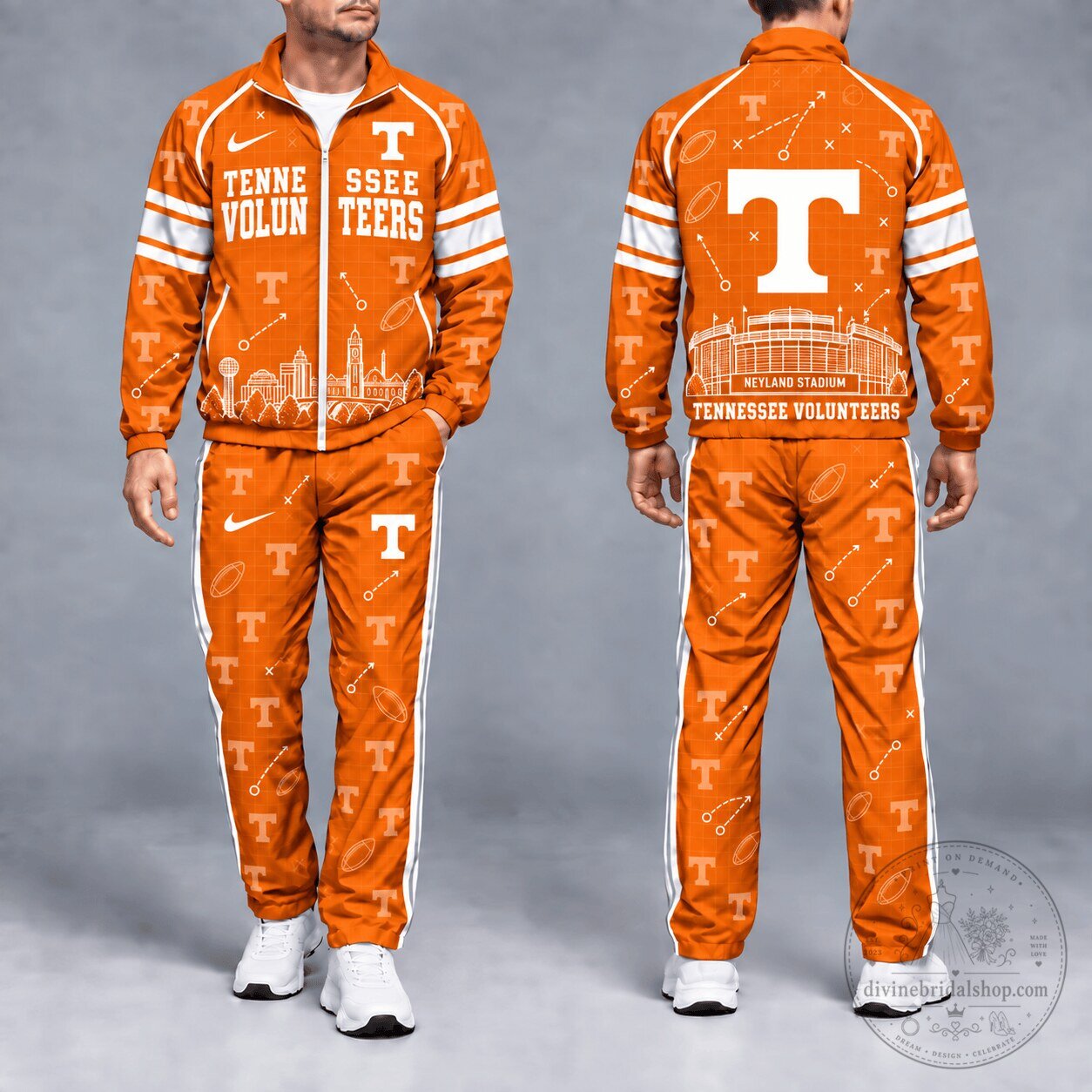 Tennessee Volunteers Neyland Stadium All Over Print Tracksuit Set