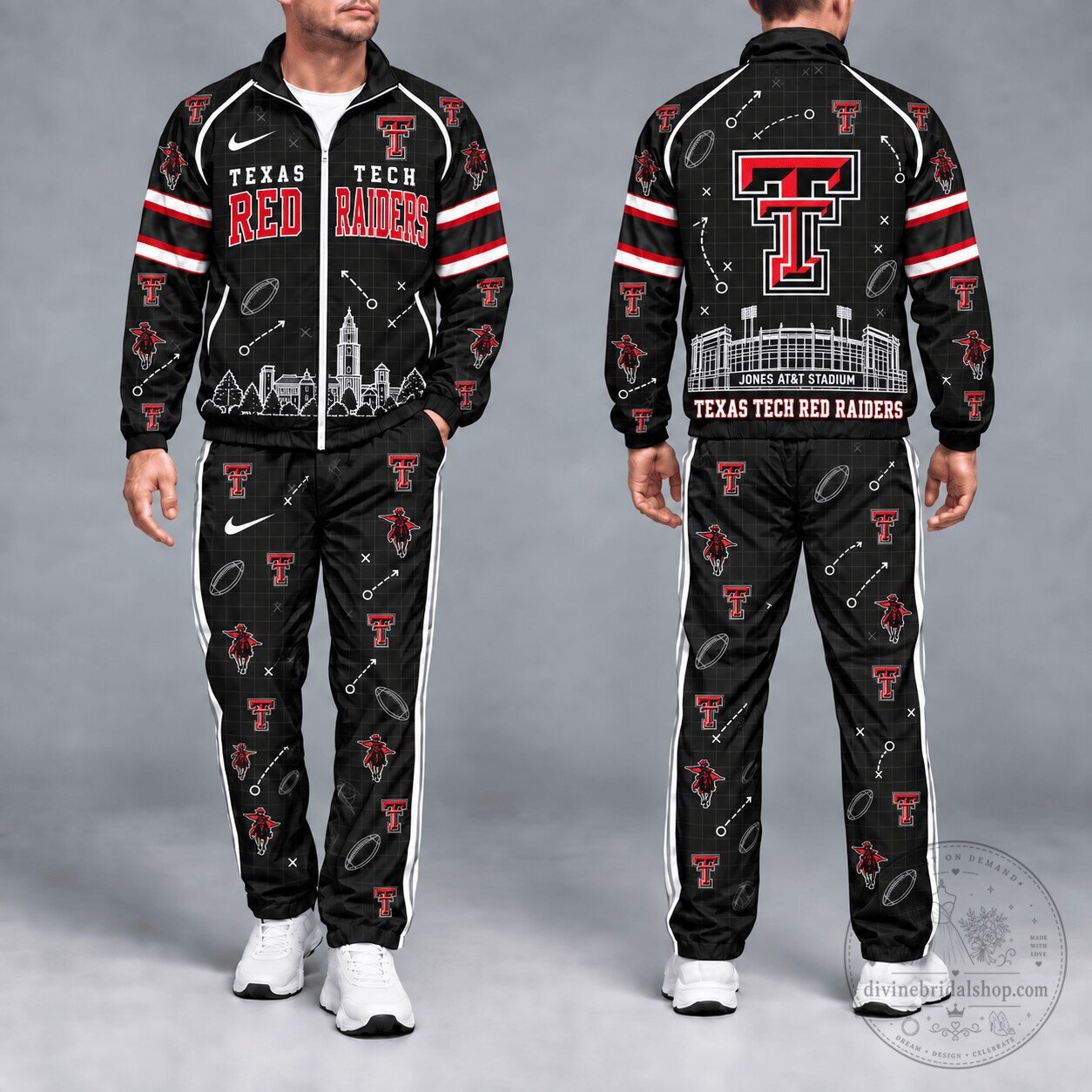Texas Tech Red Raiders Football Team Game Day Tracksuit Set