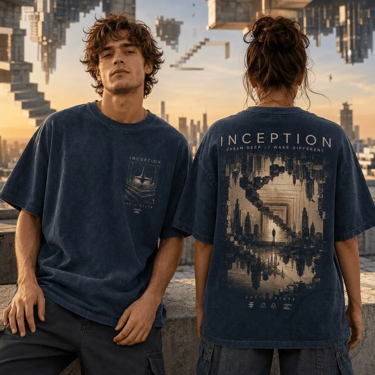 Inception Dream Deep Wake Different Movie T-Shirt