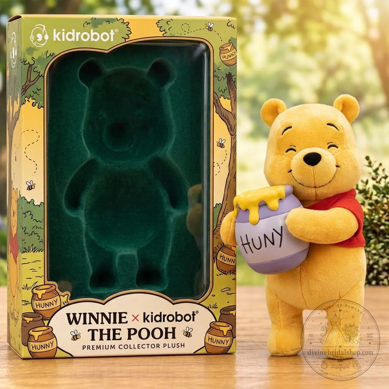 Winnie The Pooh Premium Collector Plush Toy Kidrobot Disney Bear