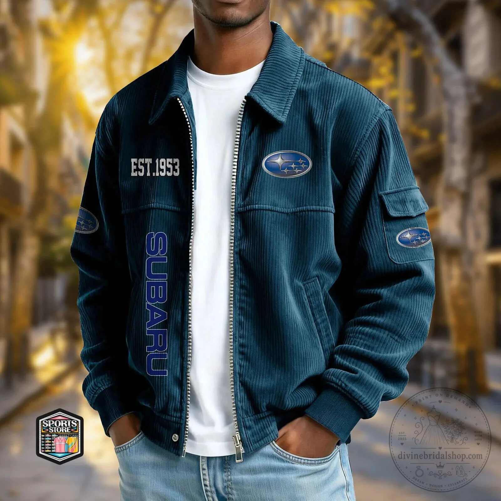 Subaru Est. 1953 Automotive Corduroy Jacket 1 Subaru Est. 1953 Automotive Corduroy Jacket