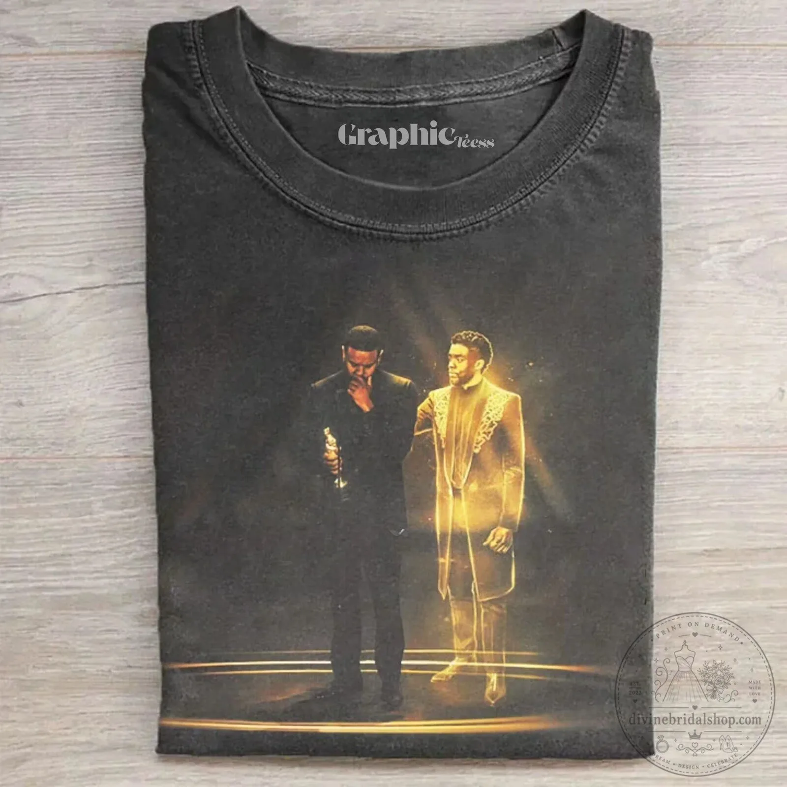 Michael B. Jordan and Chadwick Boseman Tribute T-Shirt