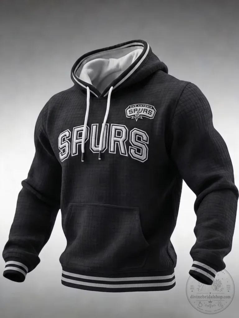 San Antonio Spurs Basketball Team Fan Hoodie for Men