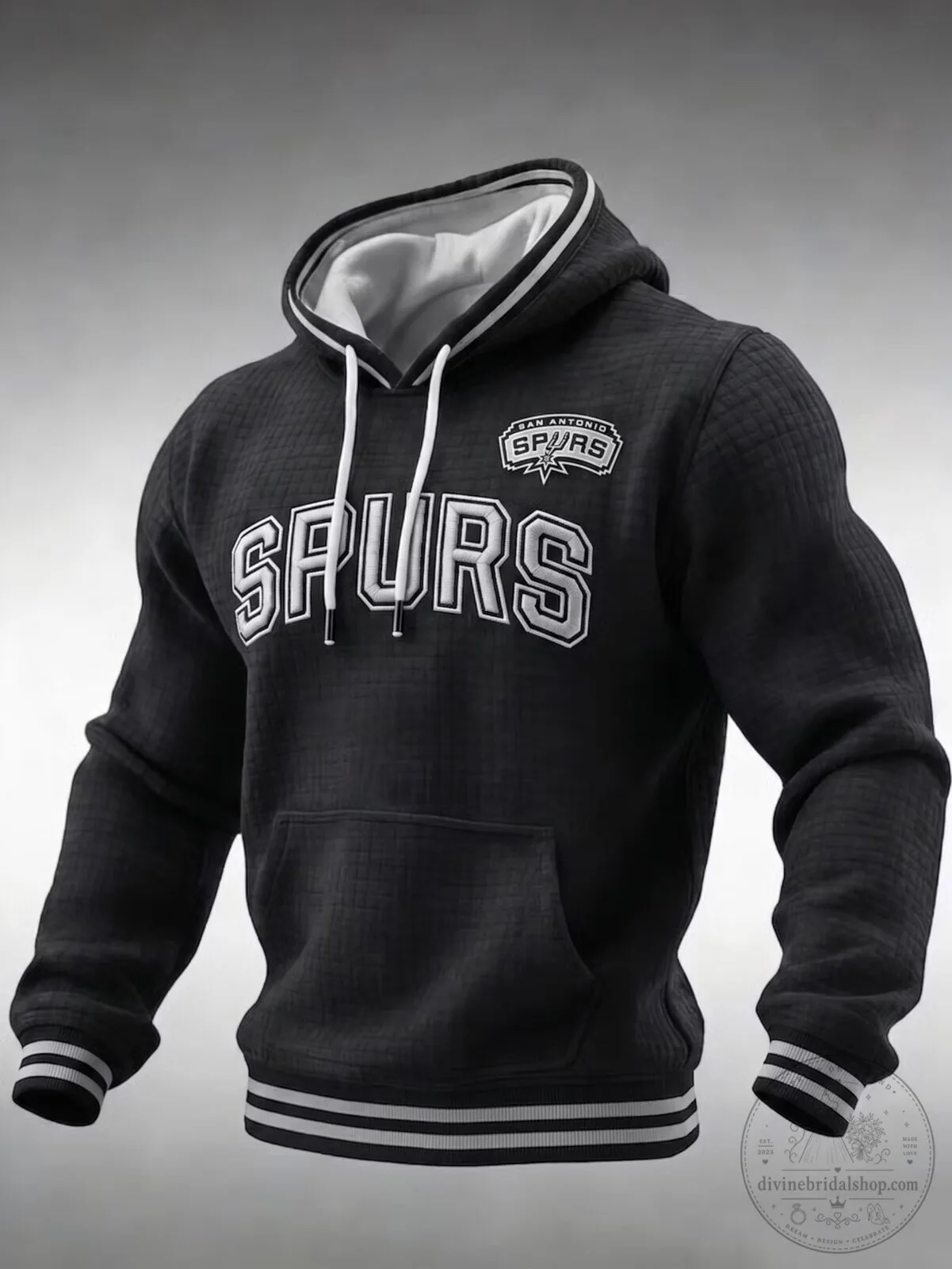 San Antonio Spurs Basketball Team Fan Hoodie for Men