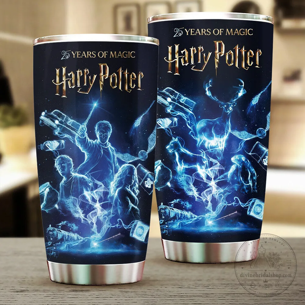 Harry Potter 25th Anniversary Magic Scene Stainless Steel Tumbler 4 Harry Potter 25th Anniversary Magic Scene Stainless Steel Tumbler