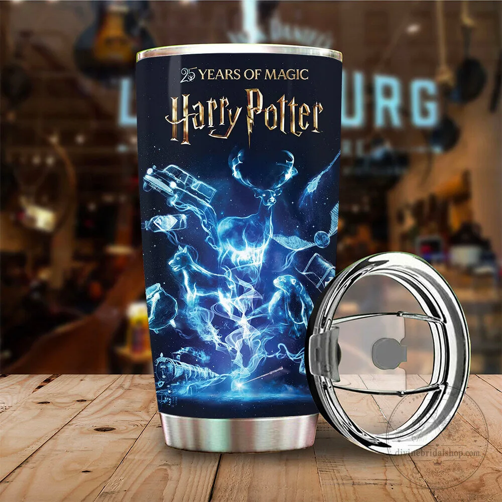Harry Potter 25th Anniversary Magic Scene Stainless Steel Tumbler 5 Harry Potter 25th Anniversary Magic Scene Stainless Steel Tumbler
