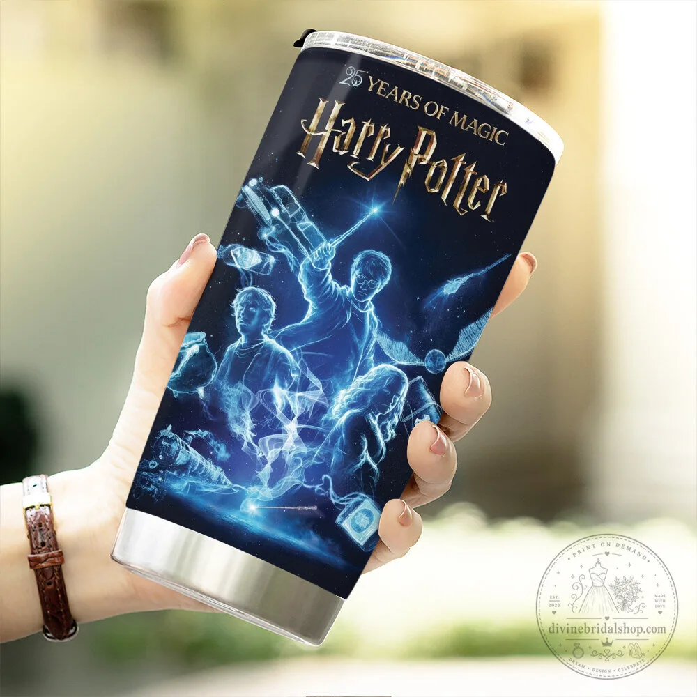 Harry Potter 25th Anniversary Magic Scene Stainless Steel Tumbler 6 Harry Potter 25th Anniversary Magic Scene Stainless Steel Tumbler