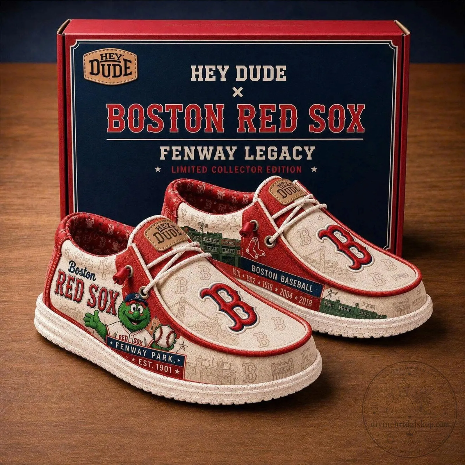 Boston Red Sox Fenway Legacy Limited Edition Hey Dude Shoes