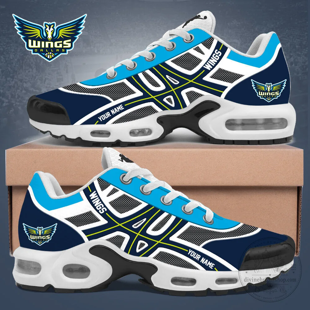 Dallas Wings WNBA Personalized Air Max Plus Sneakers