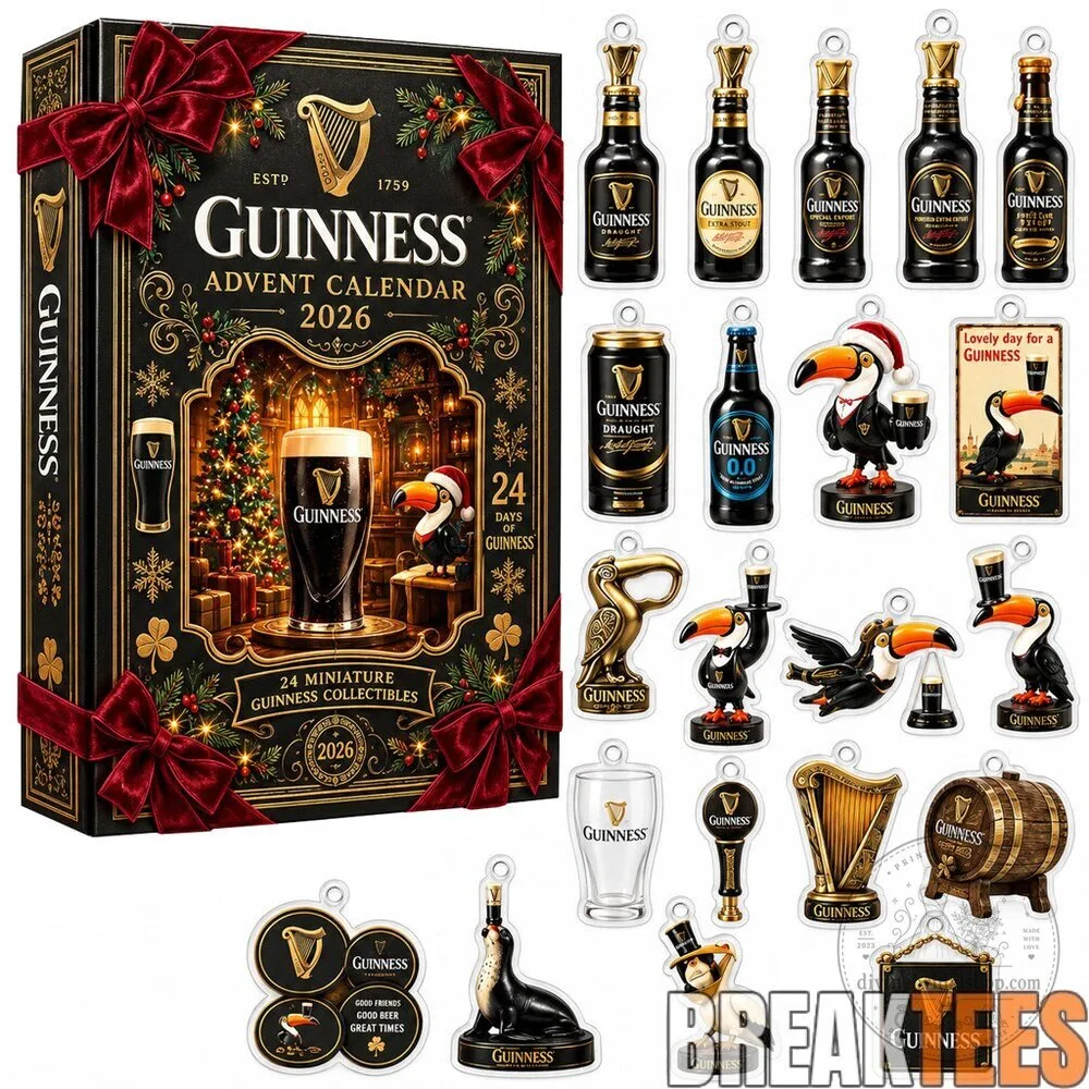 Guinness Beer Collectibles Advent Calendar 2026 Christmas Holiday Countdown Gift