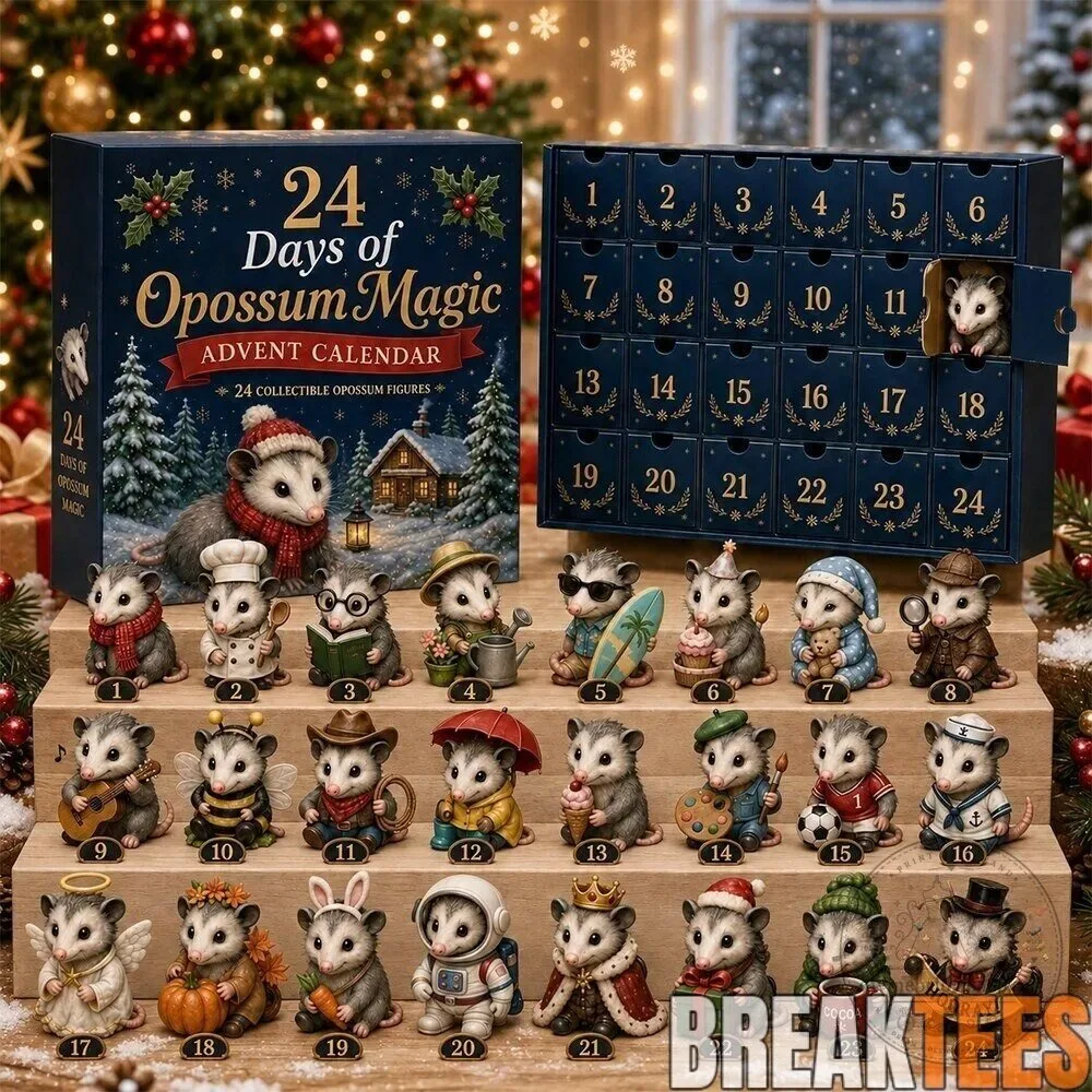Opossum Magic 24 Days Advent Calendar with Collectible Opossum Figures