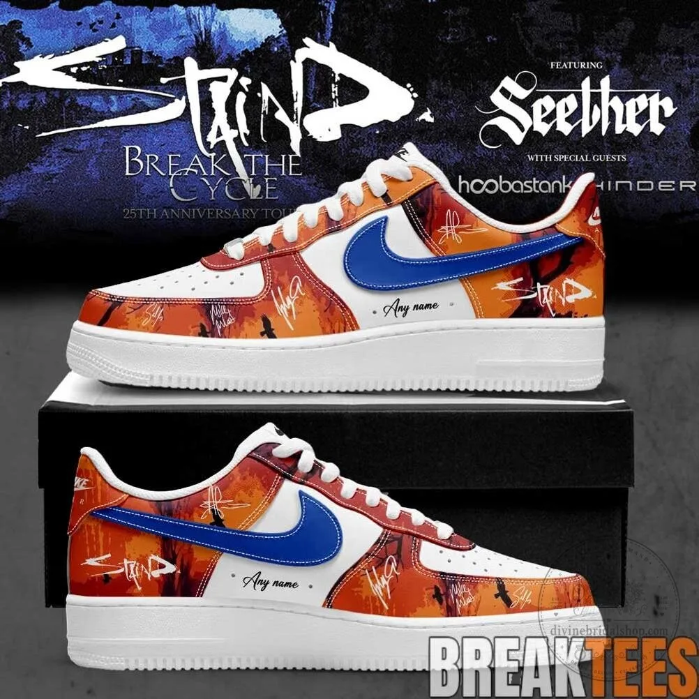 Staind Break The Cycle 25th Anniversary Tour Signature Custom Shoes 8 Staind Break The Cycle 25th Anniversary Tour Signature Custom Shoes