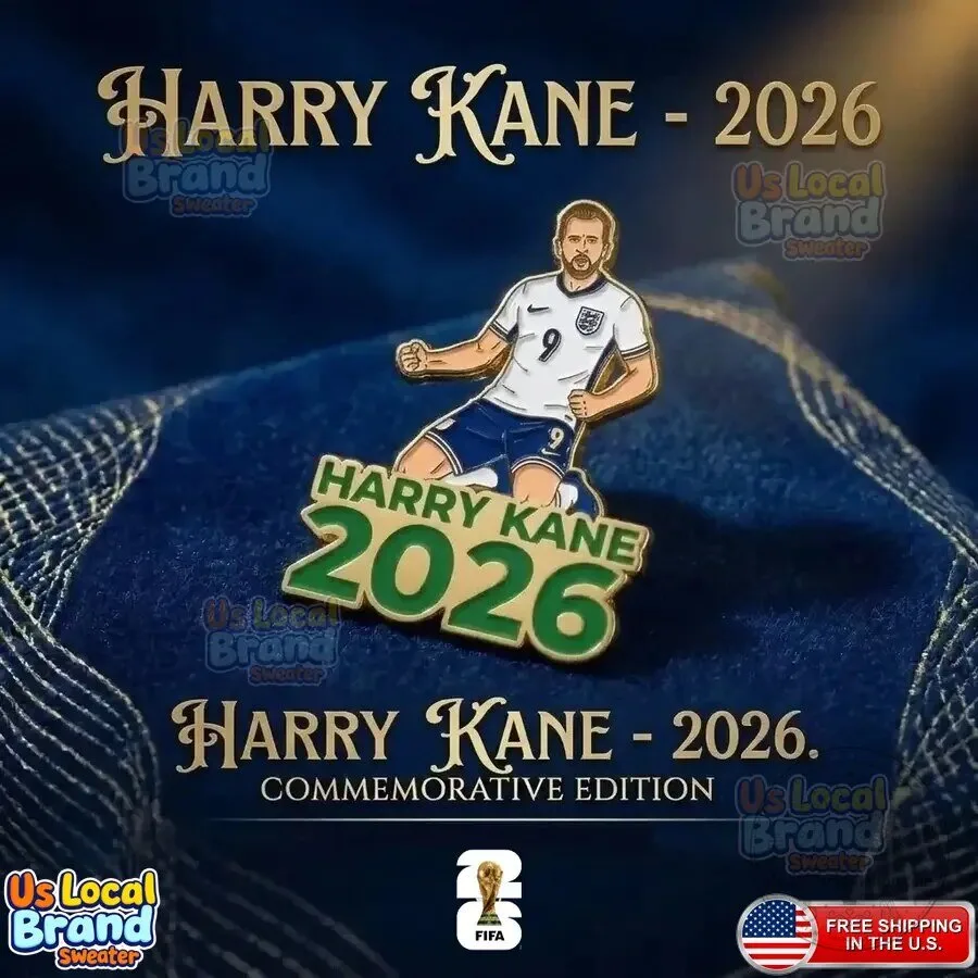 Harry Kane 2026 World Cup Commemorative Edition Enamel Pin