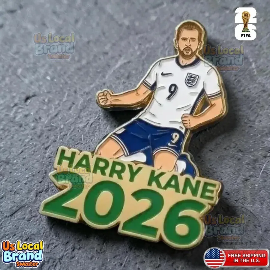 Harry Kane 2026 World Cup Commemorative Edition Enamel Pin 3 Harry Kane 2026 World Cup Commemorative Edition Enamel Pin