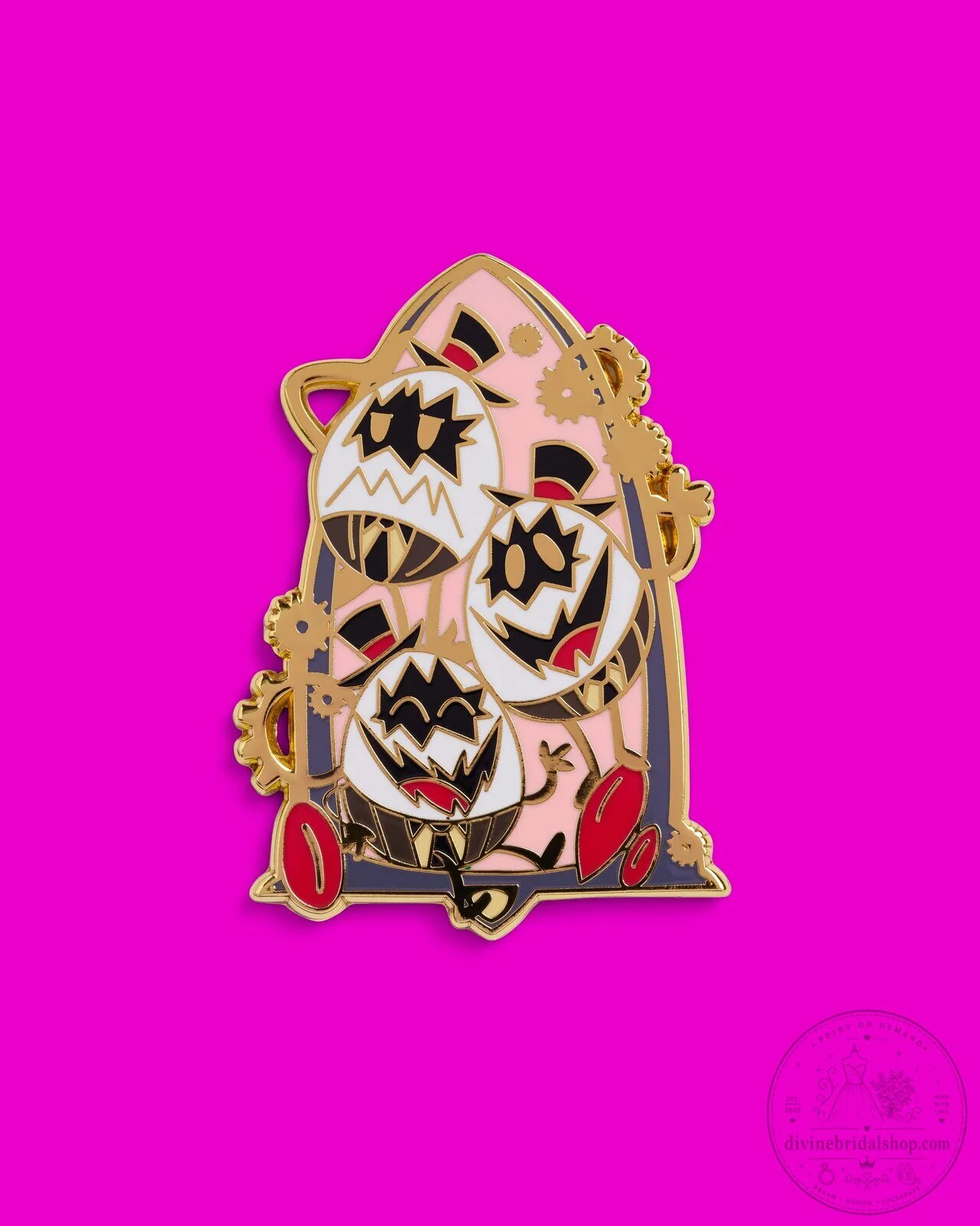 Hazbin Hotel Egg Boiz Enamel Pin
