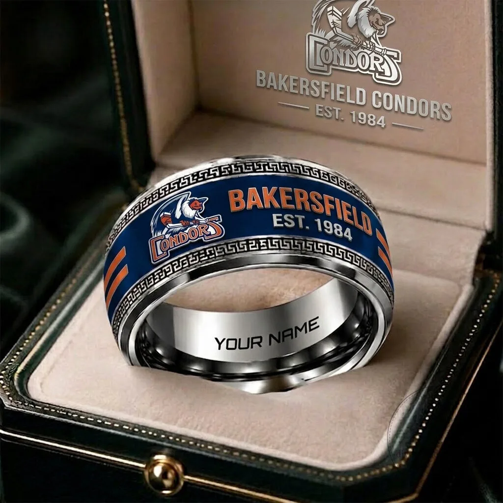 Customizable Bakersfield Condors AHL Ring for Hockey Fans