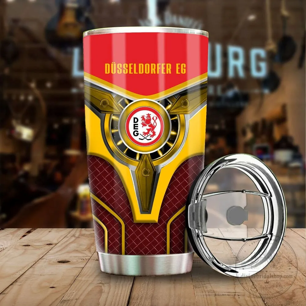 Dusseldorfer EG Ice Hockey Team Logo Stainless Steel Tumbler