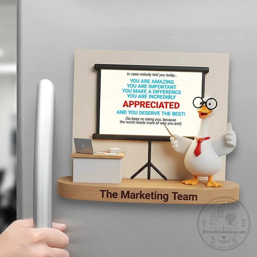 Employee Appreciation Marketing Team Refrigerator Magnet Gift for Coworkers 78 Employee Appreciation Marketing Team Refrigerator Magnet Gift for Coworkers