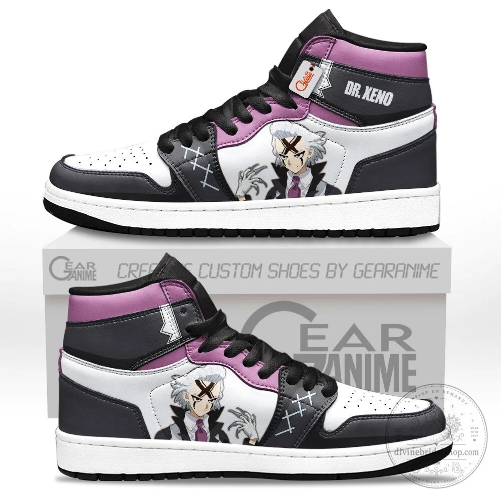 Dr. Xeno Anime Character High-Top Sneakers Custom Shoes 1 Dr. Xeno Anime Character High-Top Sneakers Custom Shoes