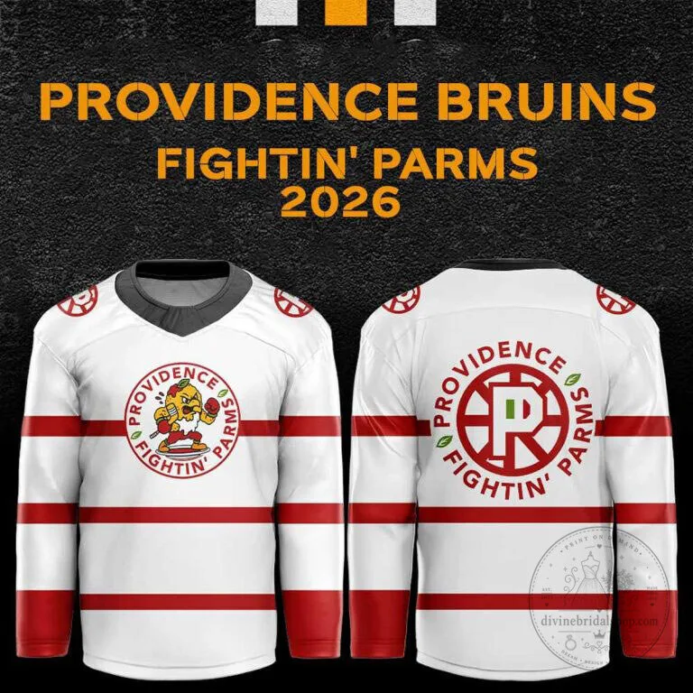 Providence Bruins Fightin' Parms 2026 Ice Hockey Fan Jersey