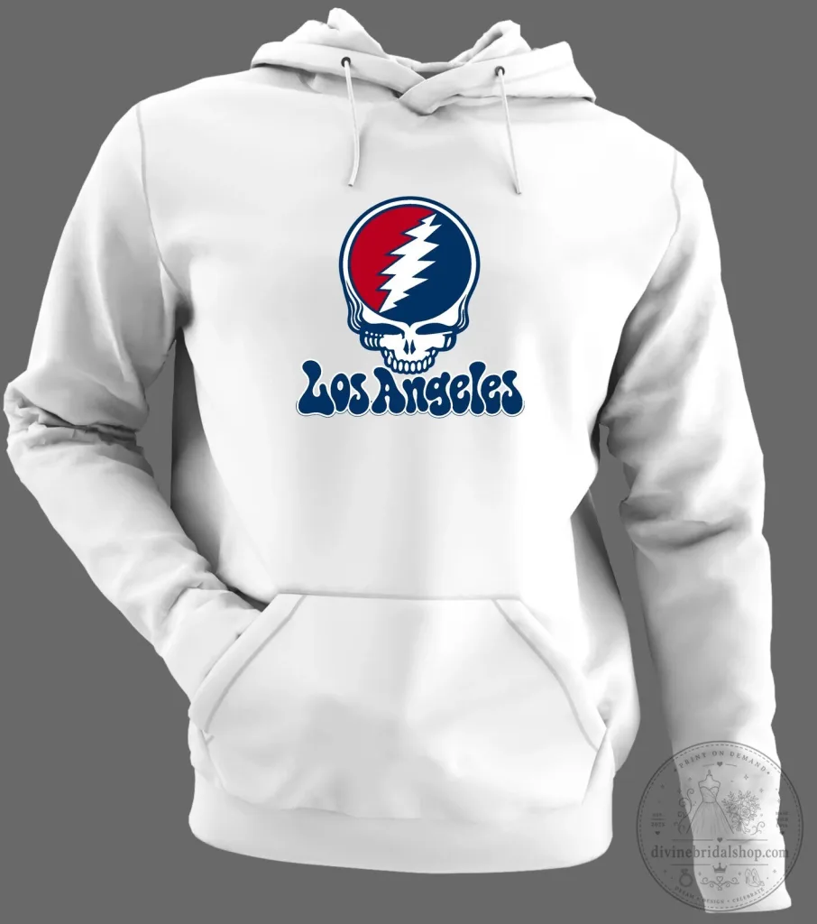 Grateful Dead Steal Your Face Los Angeles Baseball Hoodie 1 Grateful Dead Steal Your Face Los Angeles Baseball Hoodie