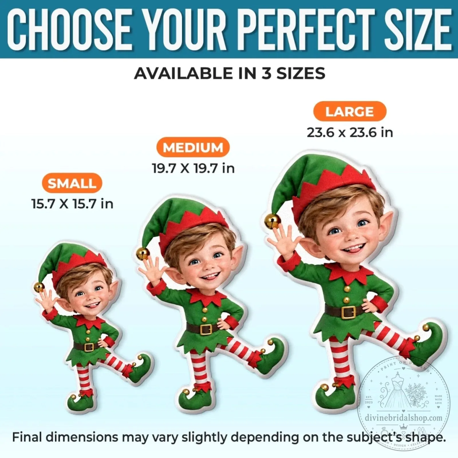 Personalized Christmas Elf Photo Face Shaped Pillow for Kids Holiday Gift 14 Personalized Christmas Elf Photo Face Shaped Pillow for Kids Holiday Gift