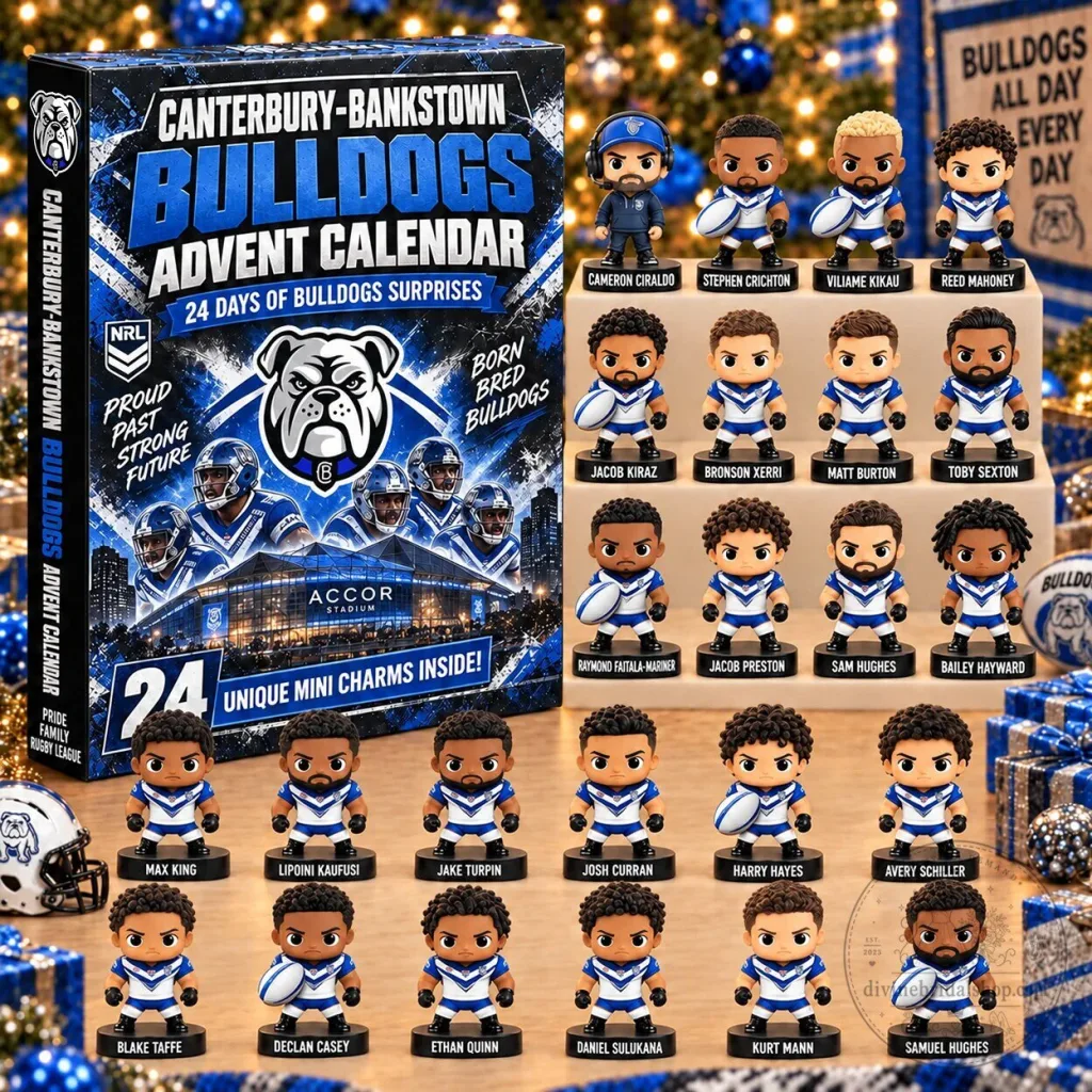 Canterbury-Bankstown Bulldogs Rugby League 24 Days of Surprises Advent Calendar Canterbury-Bankstown Bulldogs Rugby League 24 Days of Surprises Advent Calendar