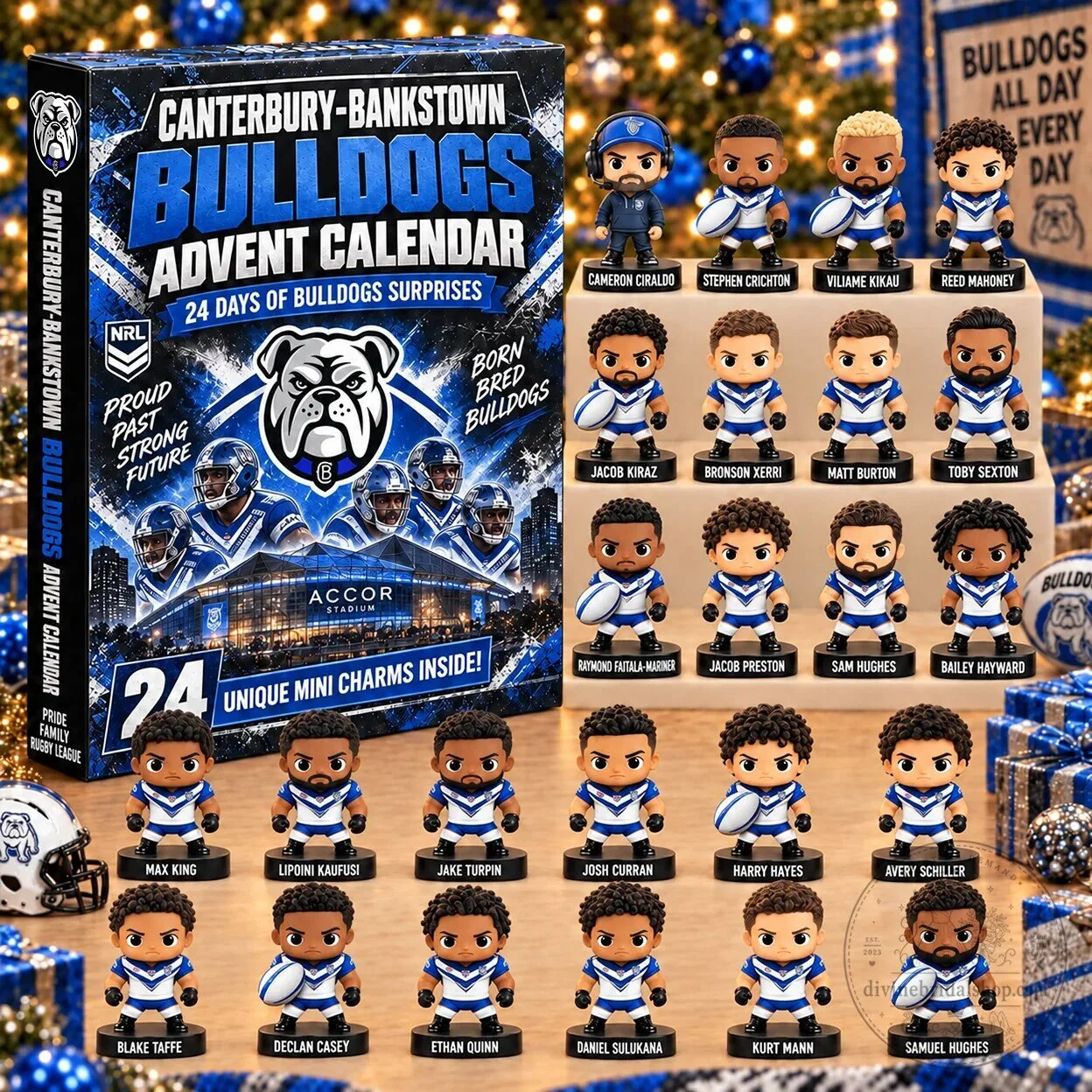 Canterbury-Bankstown Bulldogs Rugby League 24 Days of Surprises Advent Calendar 1 Canterbury-Bankstown Bulldogs Rugby League 24 Days of Surprises Advent Calendar