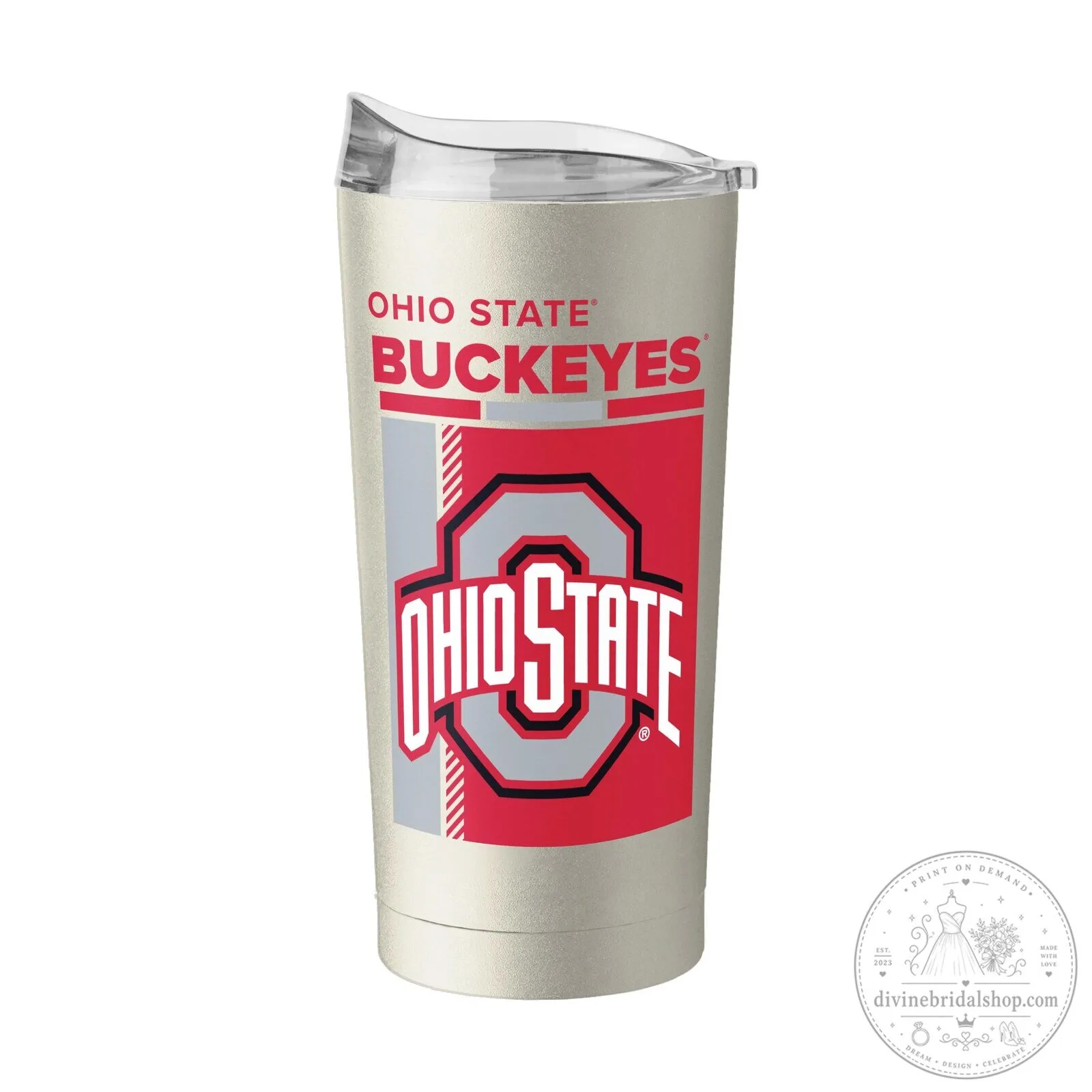 Ohio State Buckeyes NCAA College Football Team Logo Insulated Tumbler