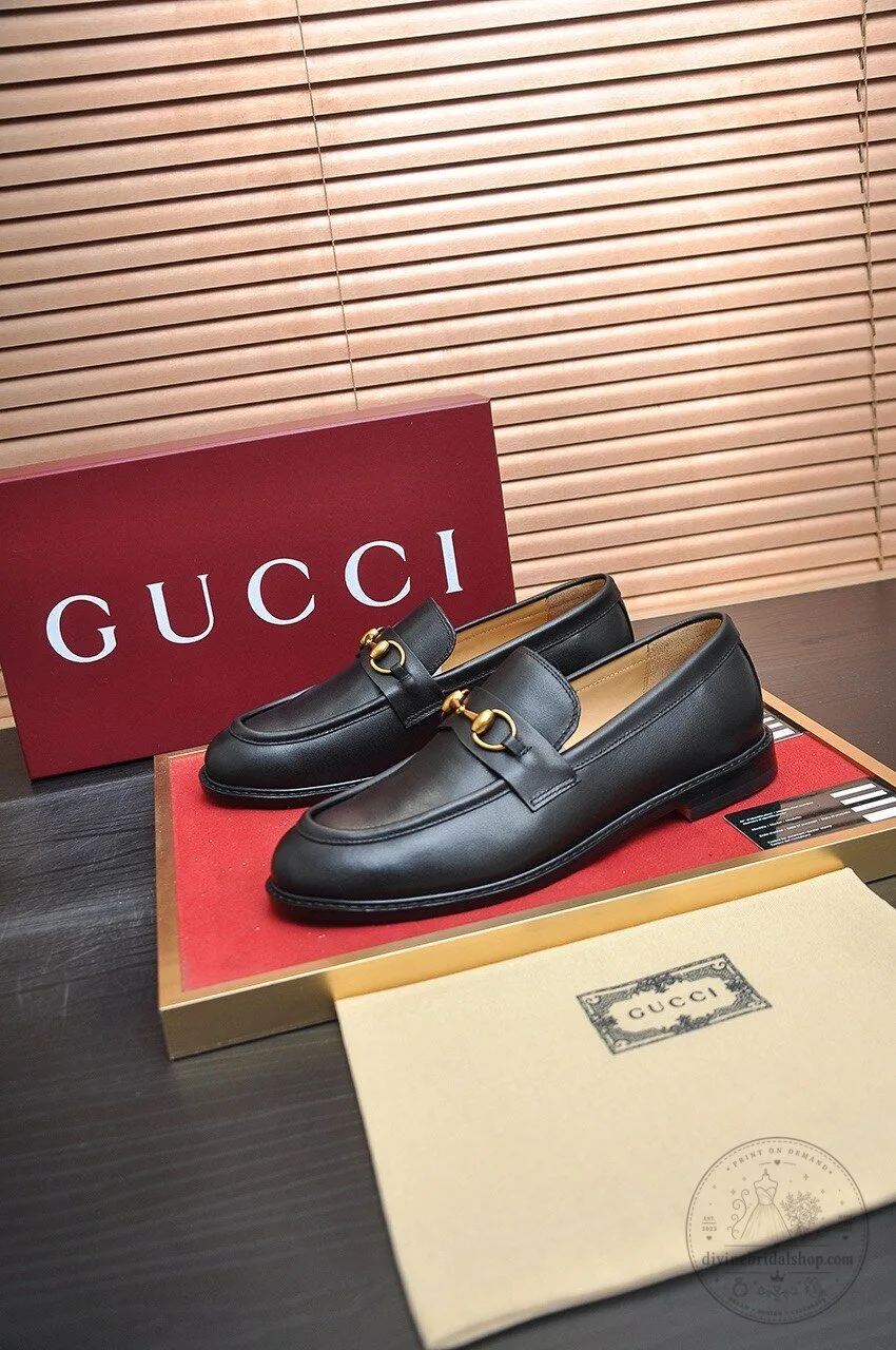 Men's Leather Horsebit Loafers in Black by Gucci 4 men s leather horsebit loafers in black by gucci featured