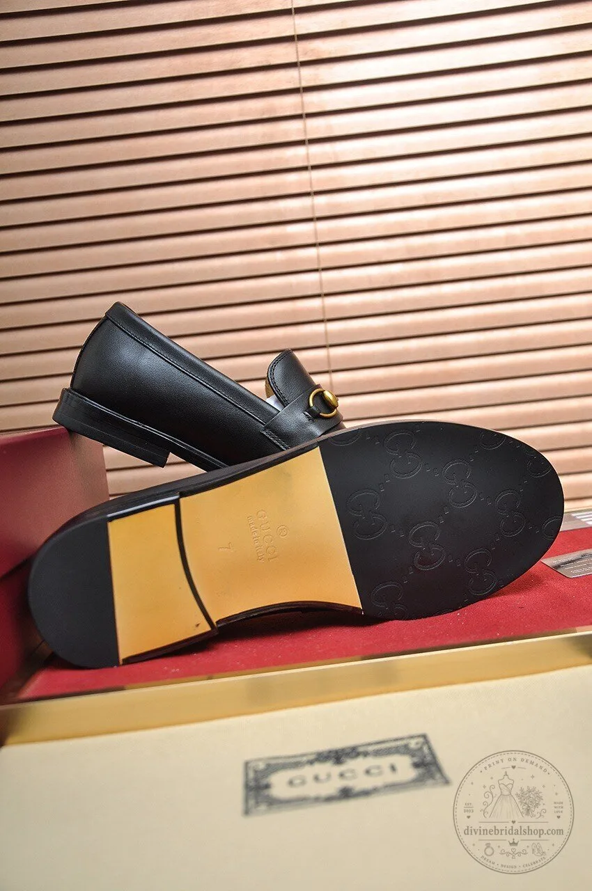 Men's Leather Horsebit Loafers in Black by Gucci 7 men s leather horsebit loafers in black by gucci gallery 3