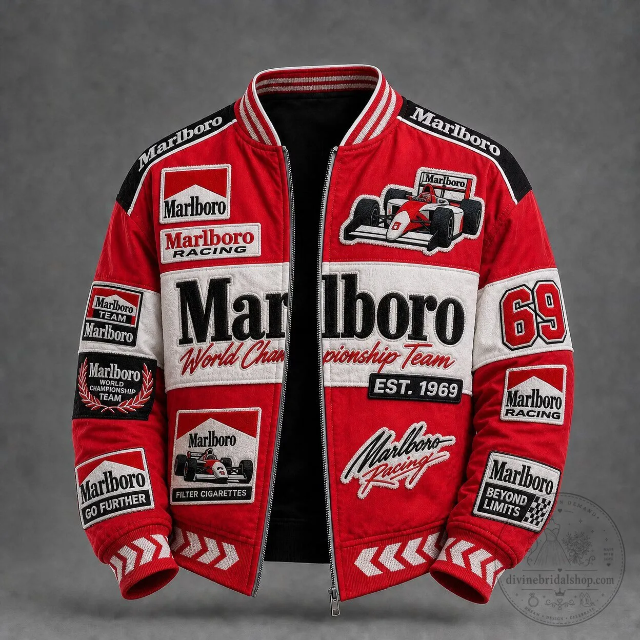 Marlboro Racing Team Vintage Bomber Jacket