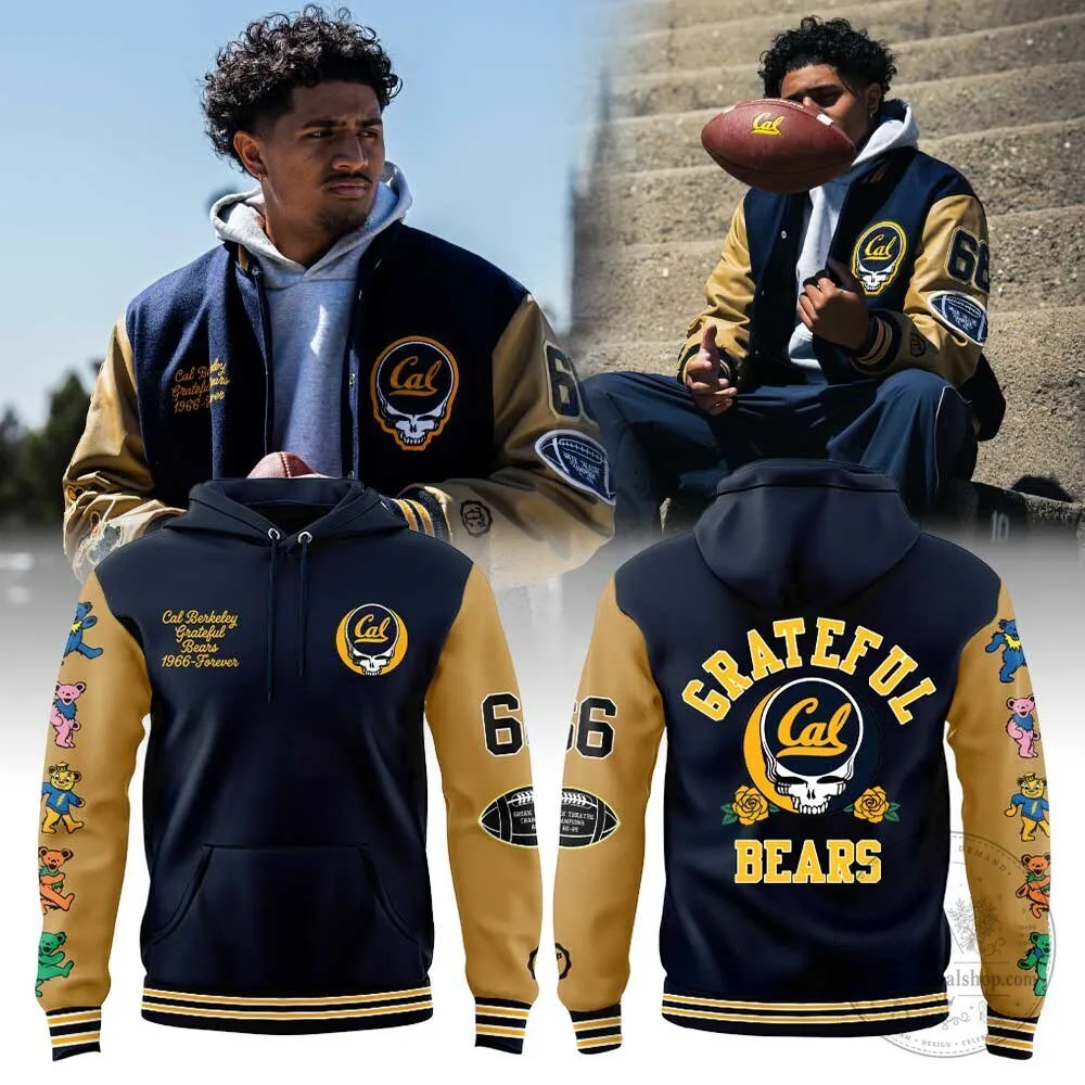 California Golden Bears Grateful Dead Football Team Hoodie