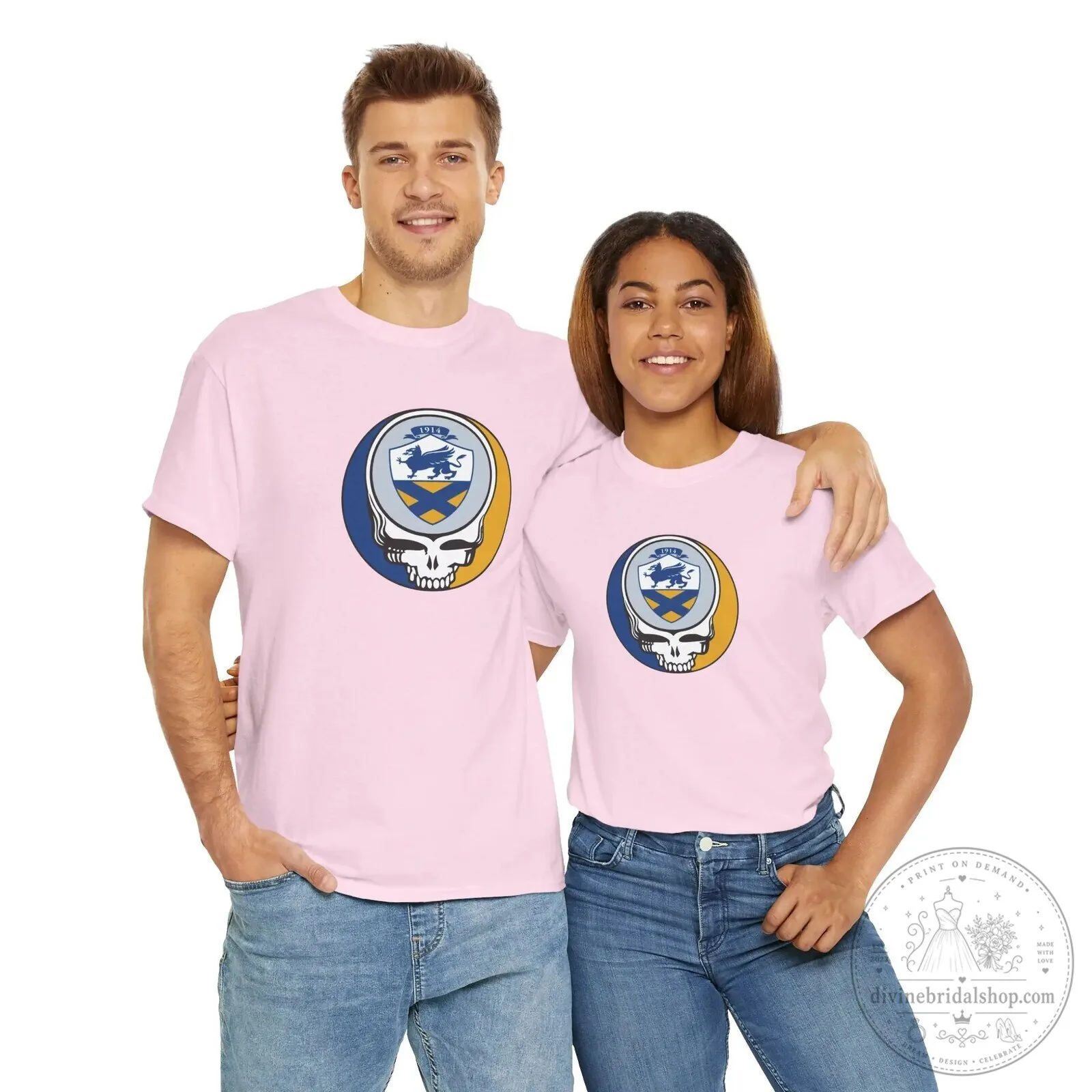 Johnson and Wales University Wildcats Steal Your Face Grateful Dead Fan T-Shirt