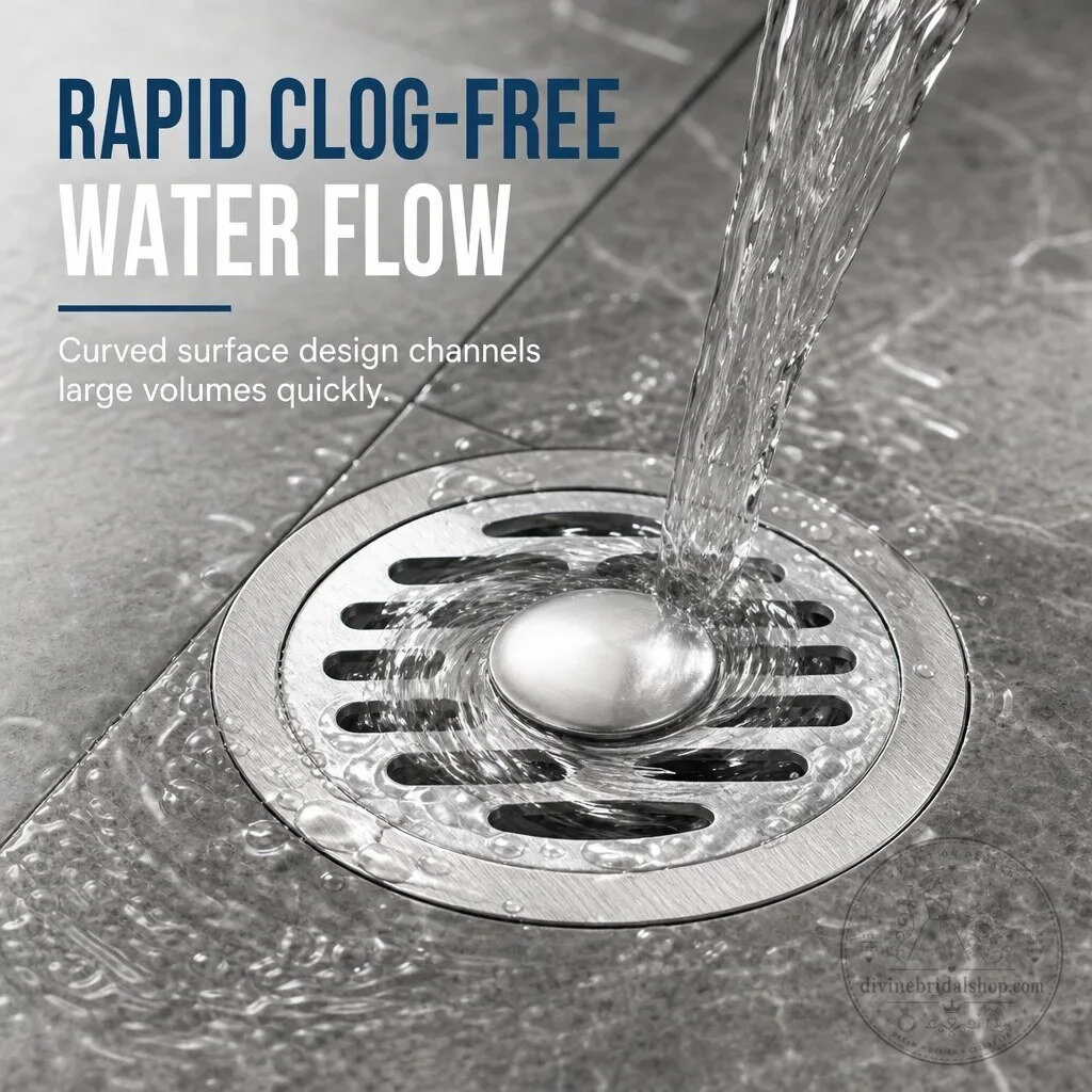Odorless Stainless Steel Floor Drain with Anti-Odor Core and Rapid Drainage 24 Odorless Stainless Steel Floor Drain with Anti-Odor Core and Rapid Drainage