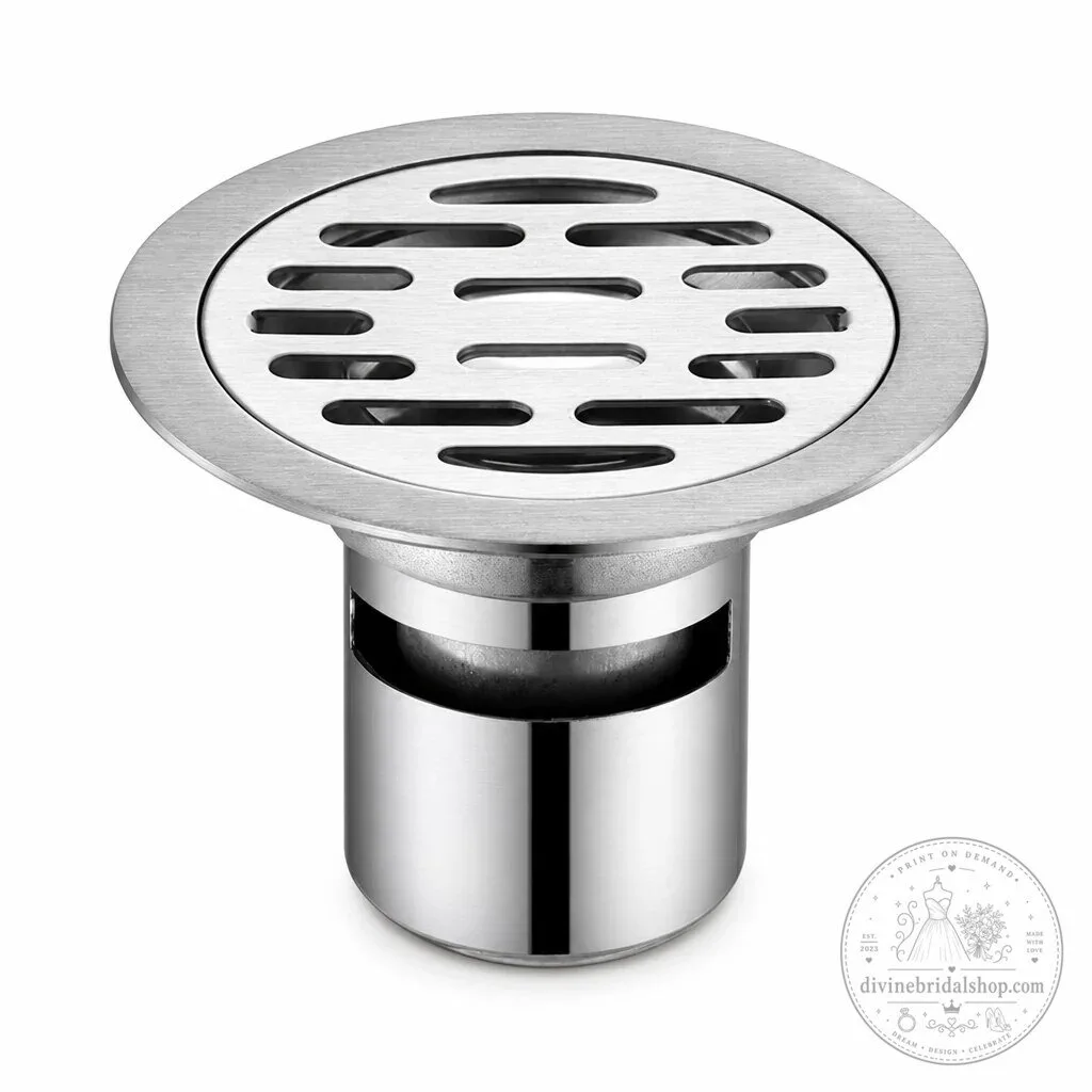 Odorless Stainless Steel Floor Drain with Anti-Odor Core and Rapid Drainage 34 Odorless Stainless Steel Floor Drain with Anti-Odor Core and Rapid Drainage