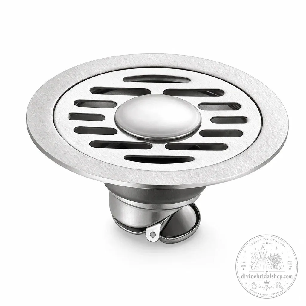 Odorless Stainless Steel Floor Drain with Anti-Odor Core and Rapid Drainage 38 Odorless Stainless Steel Floor Drain with Anti-Odor Core and Rapid Drainage