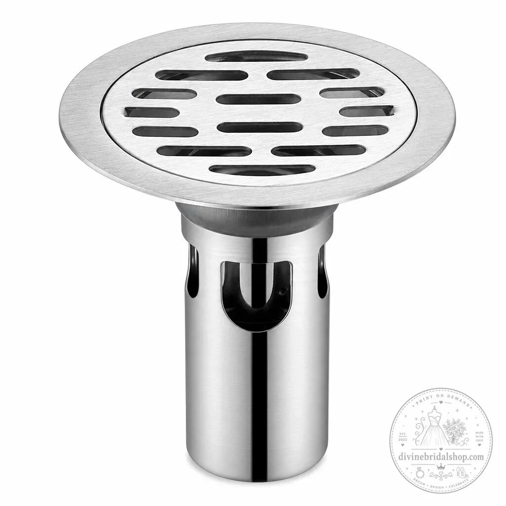 Odorless Stainless Steel Floor Drain with Anti-Odor Core and Rapid Drainage 39 Odorless Stainless Steel Floor Drain with Anti-Odor Core and Rapid Drainage