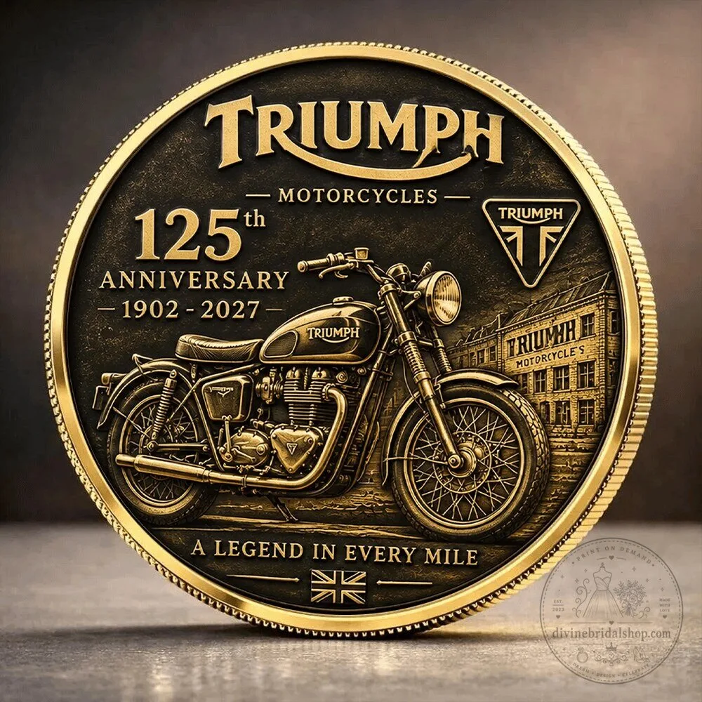 125th Anniversary Commemorative Coin of Triumph Motorcycles