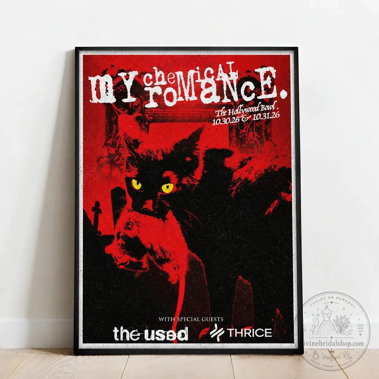 My Chemical Romance The Black Parade Hollywood Bowl Concert Poster